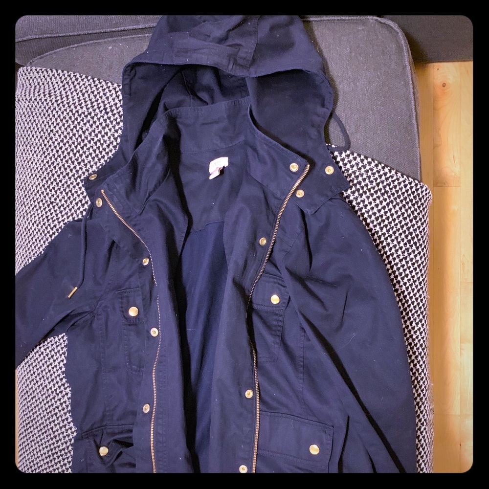 JCrew Hooded jacket/raincoat XL